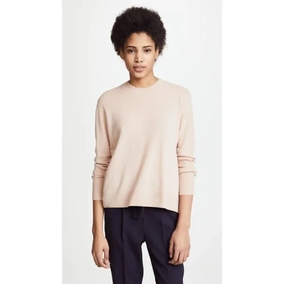 Vince • Baby Pink Side Tie Sweater - Picture 5 of 11